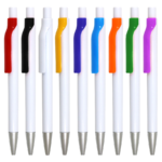 Stylo Plastique Grand public Fond Blanc