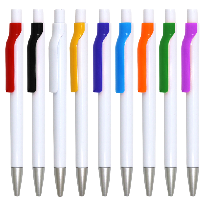 Stylo Plastique Grand public Fond Blanc