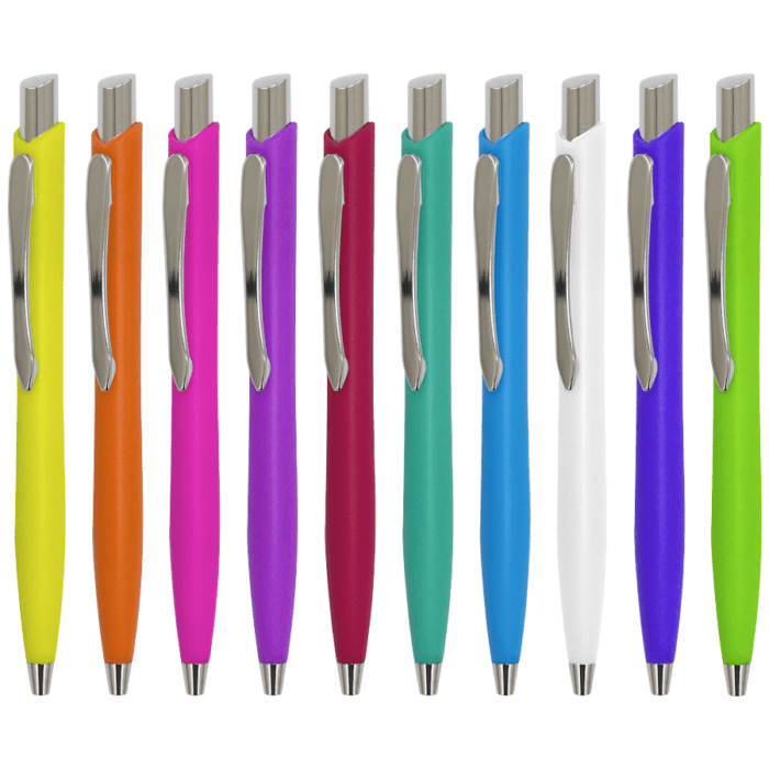 Stylo en Plastique Coloré Mat