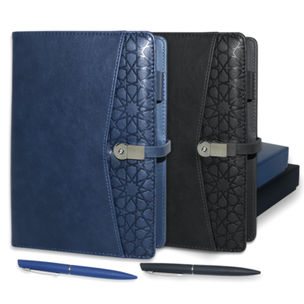 Set Notebook arabesque avec USB 32GB et stylo