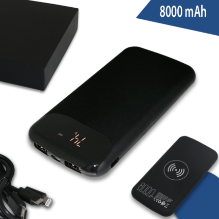 Power-Bank Soft Touch à Induction 8000 MAH