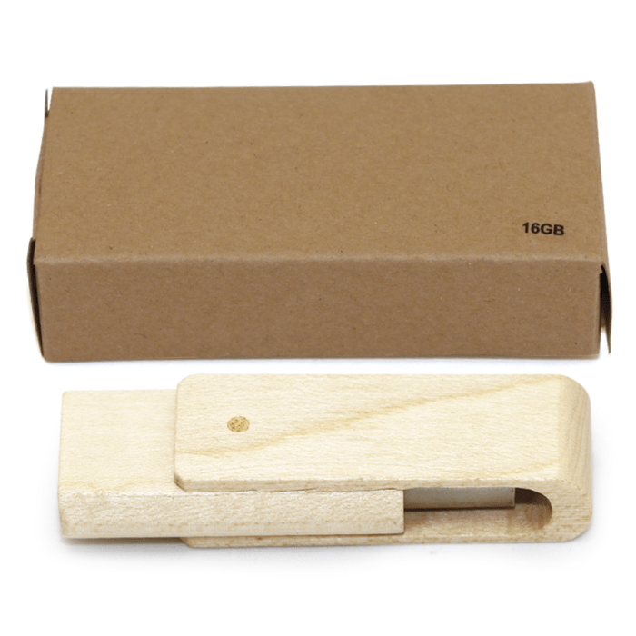 Clé USB En Bois Rotative 16GB